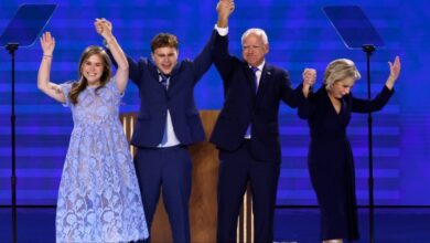 That’s My Dad!": Gus Walz Tearfully Cheers on His Father as He Accepts Democratic VP Nomination