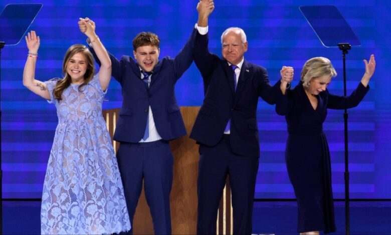 That’s My Dad!": Gus Walz Tearfully Cheers on His Father as He Accepts Democratic VP Nomination